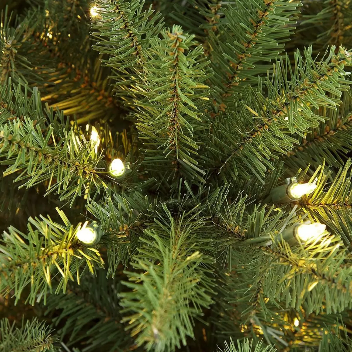 Puleo International Christmas Trees | 4.5' Franklin Fir Pencil Artificial Christmas Tree - 150 Clear Lights
