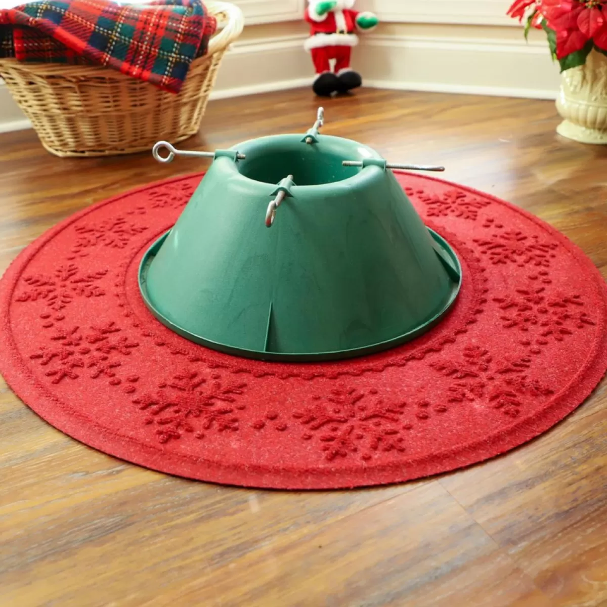 Aqua Shield Holiday Textiles | Bungalow Flooring 35" Round Tree Skirt Mat