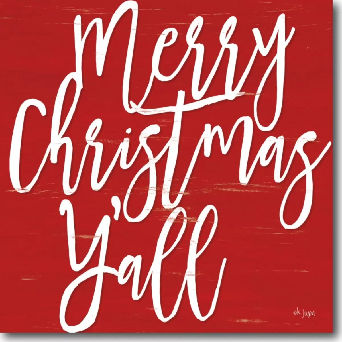 Courtside Market Indoor Decor | Merry Christmas Y'All Canvas Wall Art