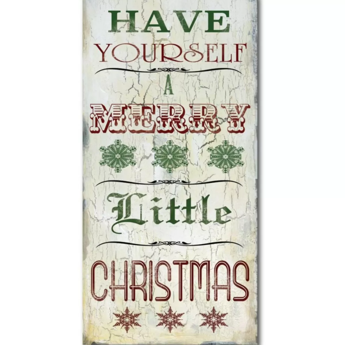Courtside Market Indoor Decor | Merry Little Christmas Canvas Wall Art