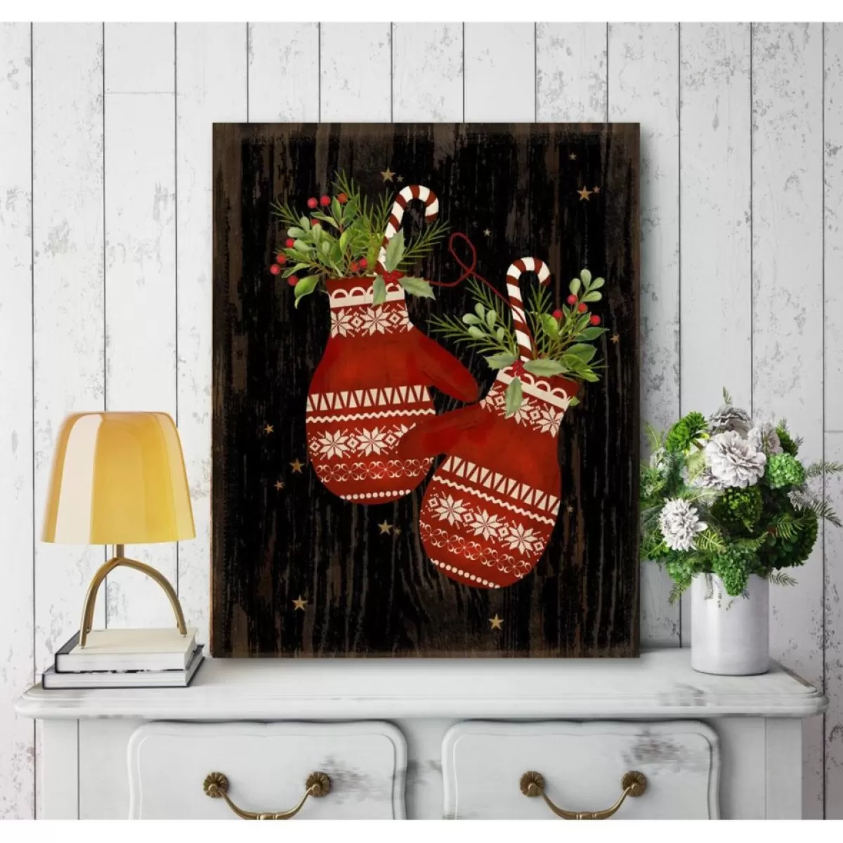 Courtside Market Indoor Decor | Mittens Floral Canvas Wall Art