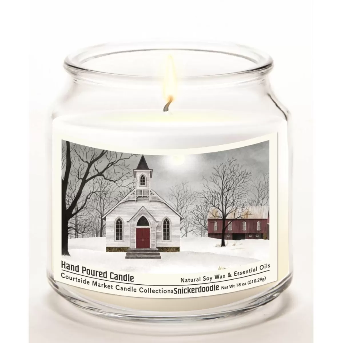Courtside Market Candles | Soy Candle W/ Essential Oils + Lid - Love One Another