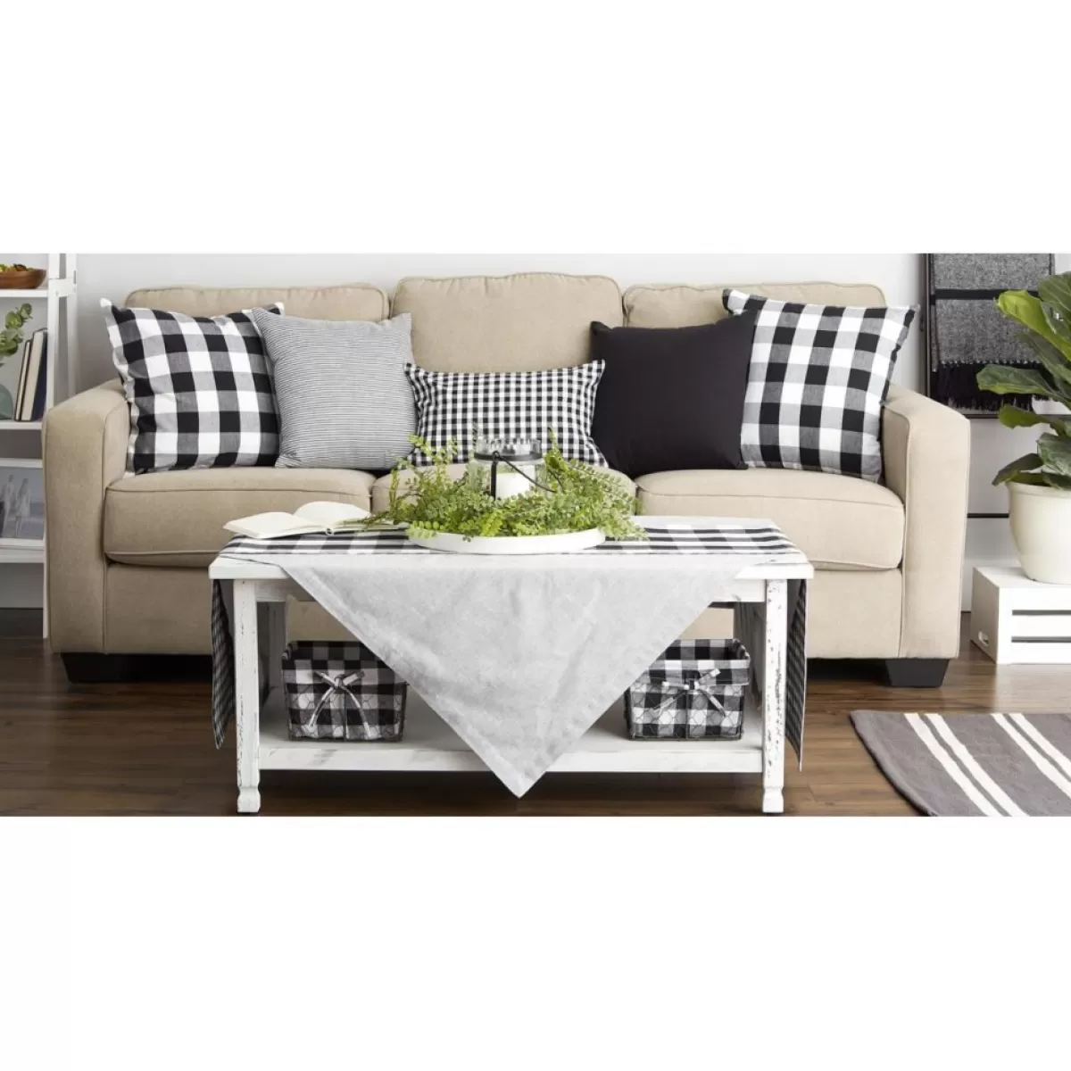 Design Imports Holiday Textiles | Buffalo Check Pillow Covers Set Of 2