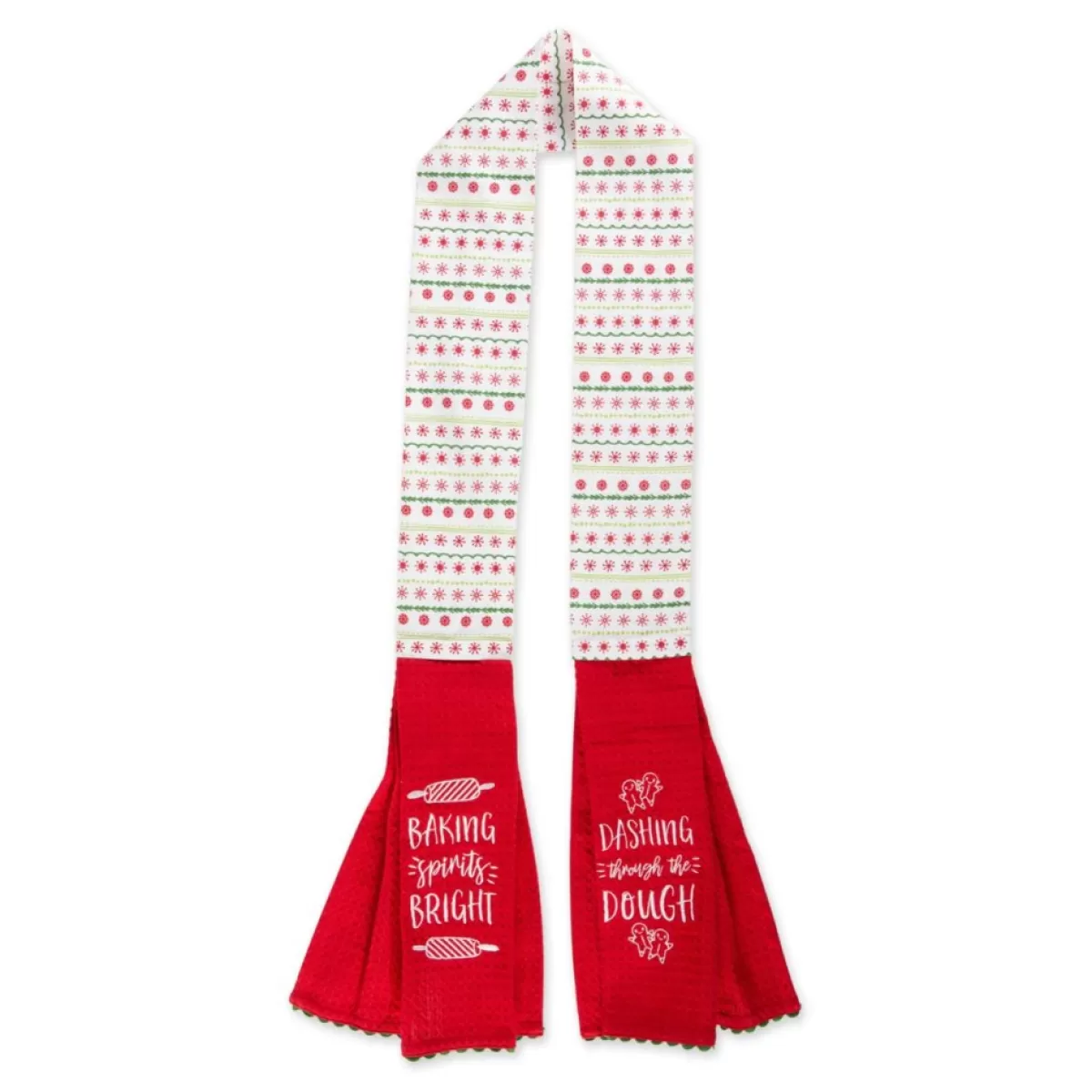 Design Imports Holiday Textiles | Christmas Baking Kitchen Towel Scarf