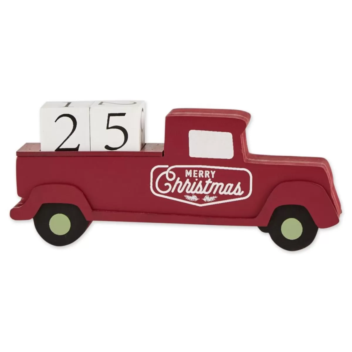 Design Imports Indoor Decor | Christmas Tree Truck Tabletop Block Calendar