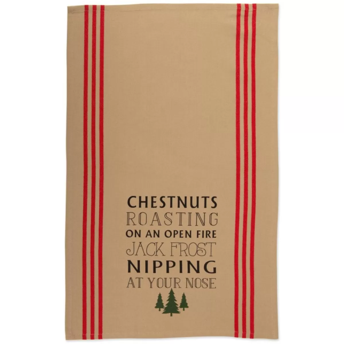 Design Imports Holiday Entertaining | Holiday Stag Christmas Print Kitchen Towel Set Of 3