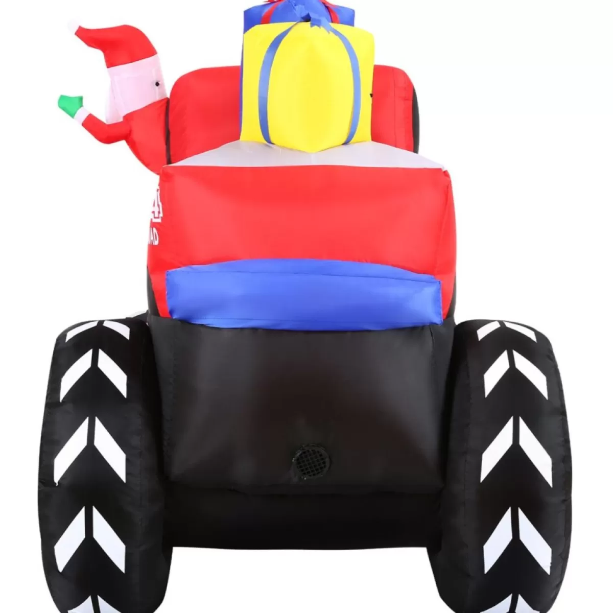 Fraser Hill Farm Outdoor Decor | Fraser Hill 7-Ft. Wide Pre-Lit Inflatable Santa In Monster Truck