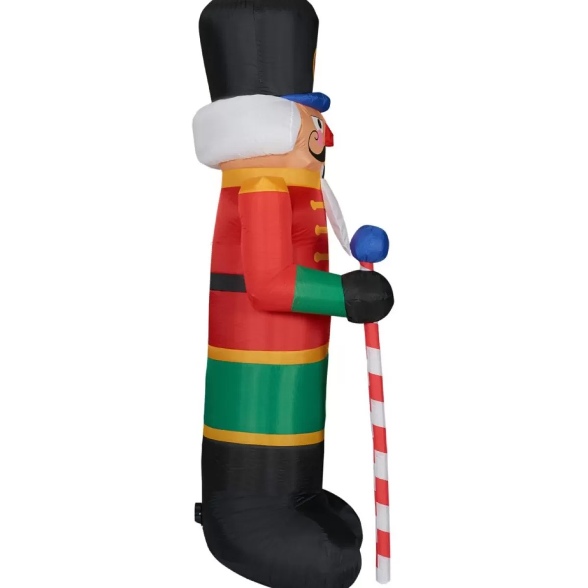 Fraser Hill Farm Outdoor Decor | 10' Traditional Nutcracker Inflatable W Lights & Bag