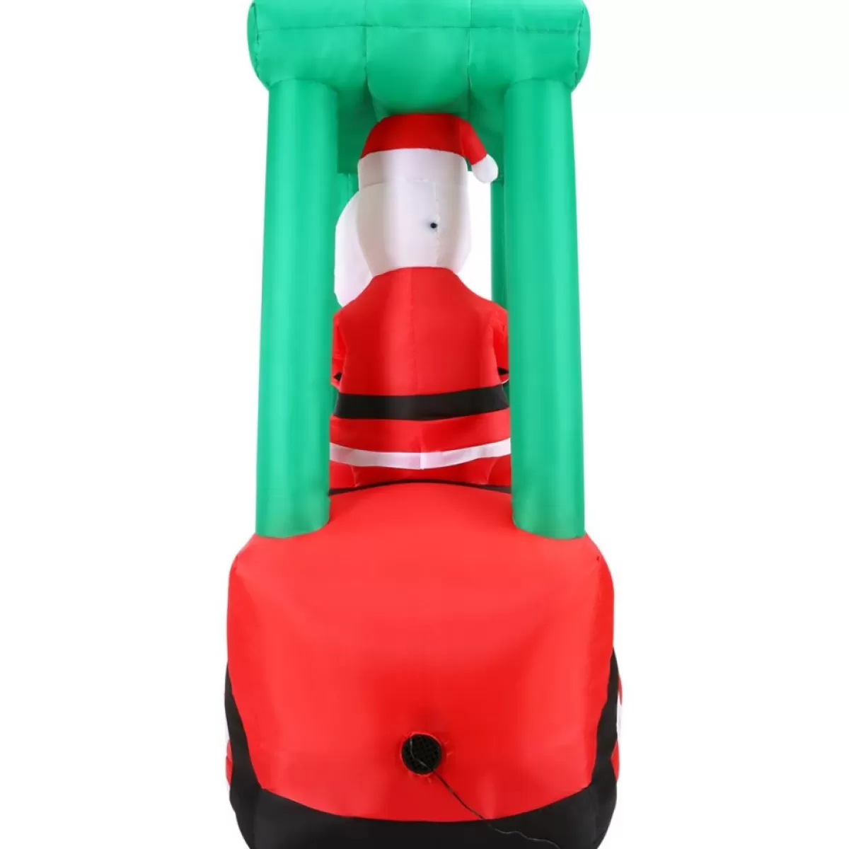 Fraser Hill Farm Outdoor Decor | 6 Ft. Pre-Lit Inflatable Santa In Fork Lift