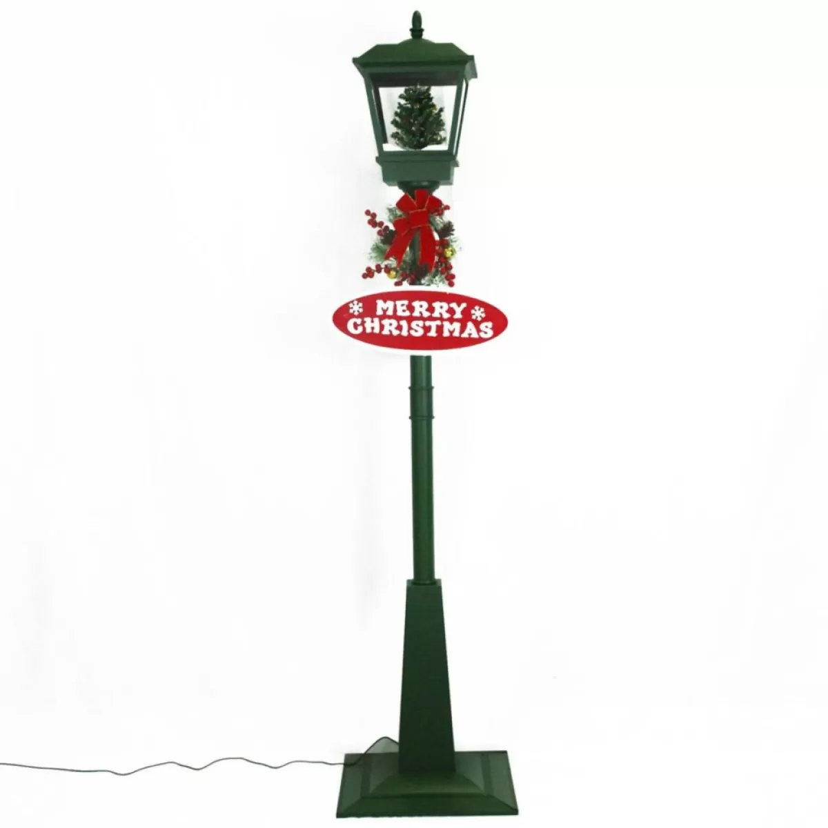 Fraser Hill Farm Indoor Decor | Let It Snow 71" Street Lamp W/ Tree & Signs Decor