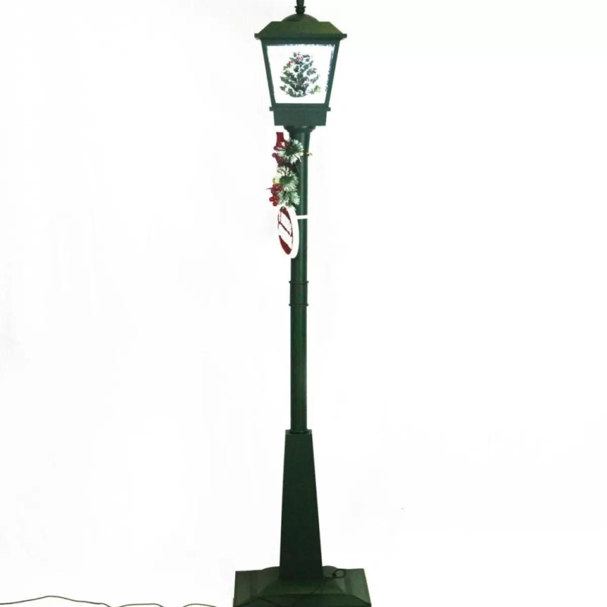 Fraser Hill Farm Indoor Decor | Let It Snow 71" Street Lamp W/ Tree & Signs Decor