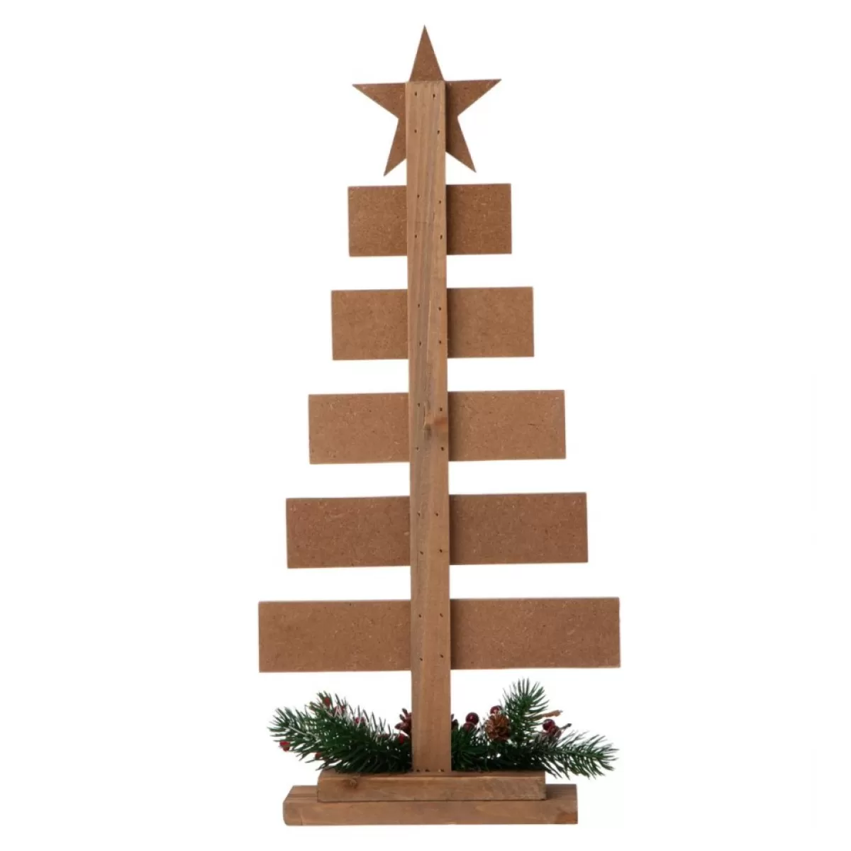 Glitzhome Indoor Decor | 20In H Wooden Sign Table Tree Decor