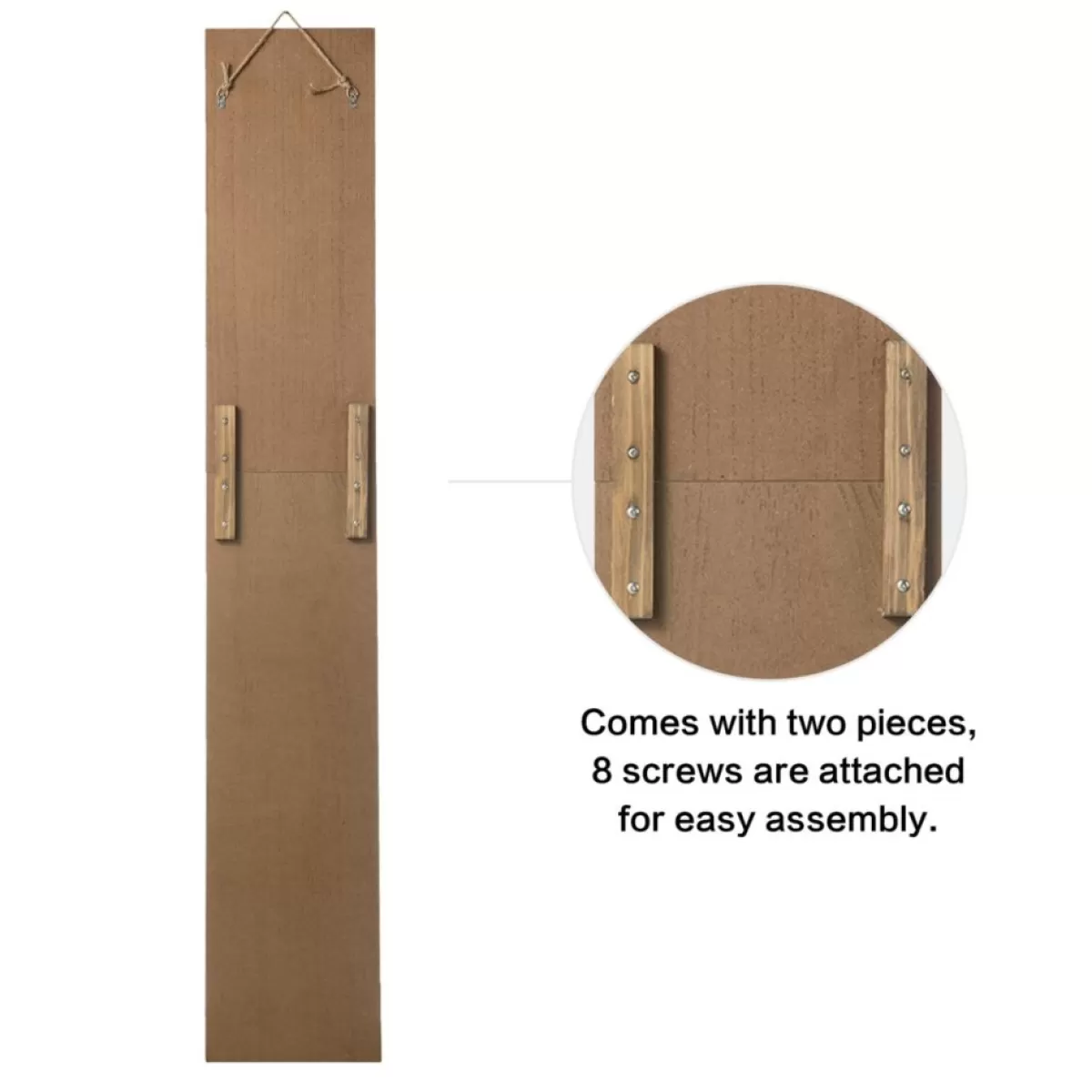 Glitzhome Outdoor Decor | 60" Wooden Welcome Porch Sign W/4 Interchangeable Wreaths