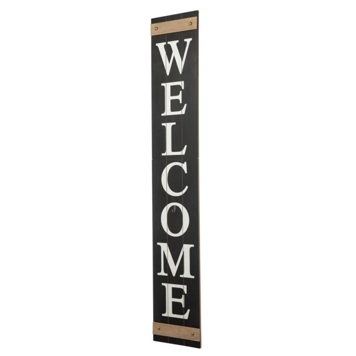 Glitzhome Outdoor Decor | 60" Wooden Welcome Porch Sign W/4 Interchangeable Wreaths