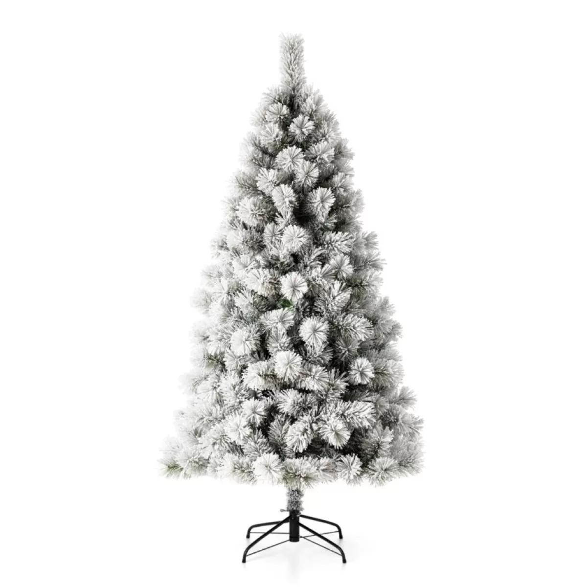 Glitzhome Christmas Trees | 6 Ft. Preloaded Led Pencil Pine Artificial Christmas Tree