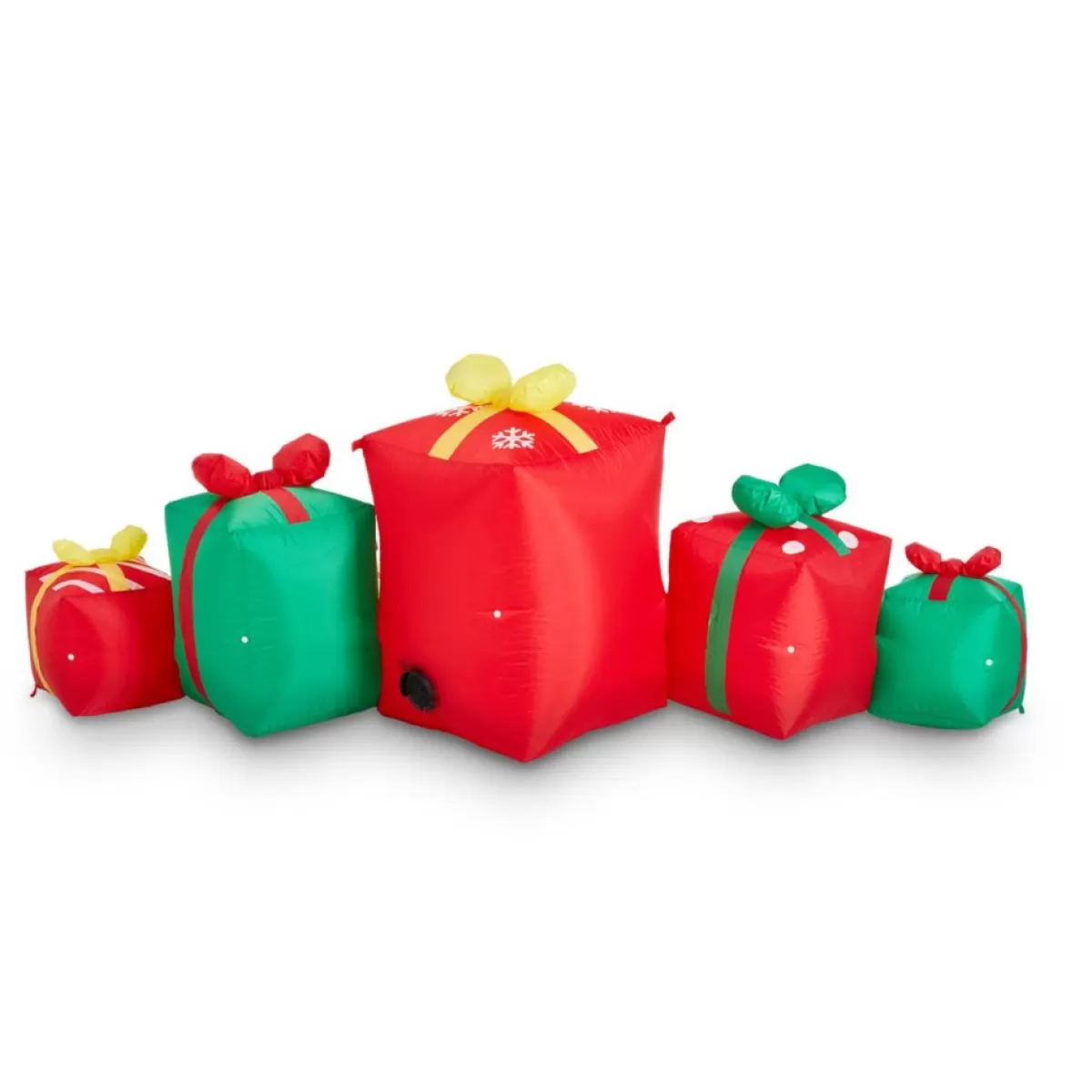 Glitzhome Outdoor Decor | 8' Lighted Inflatable Gift Boxes Decor
