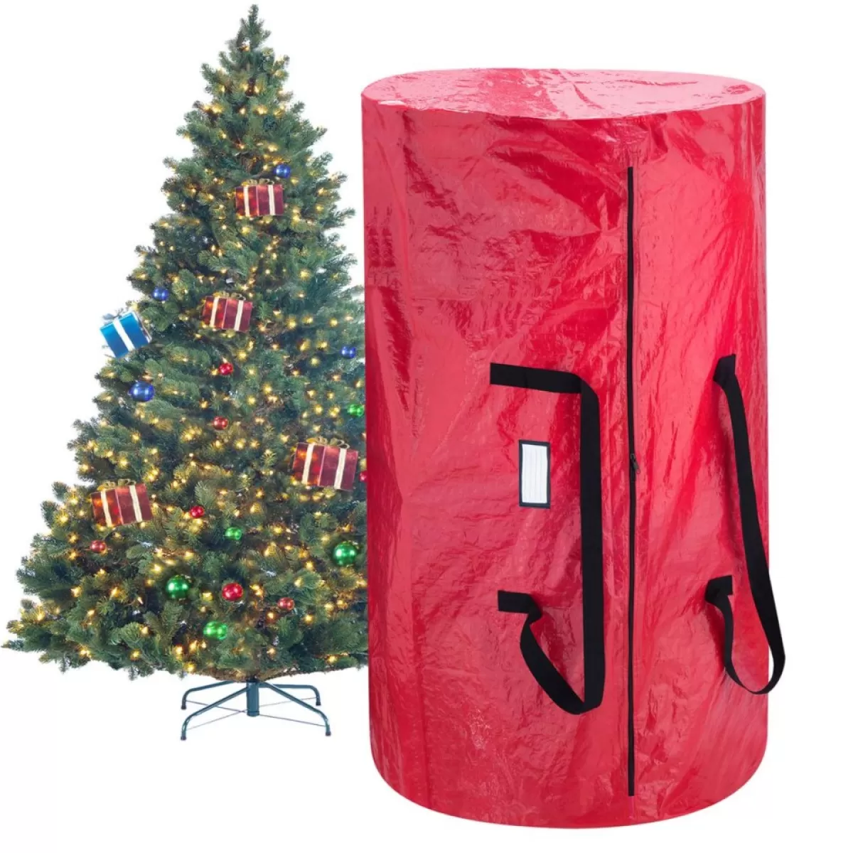 Hastings Home Storage | Tree And Wreath Storage Bag Set - Red