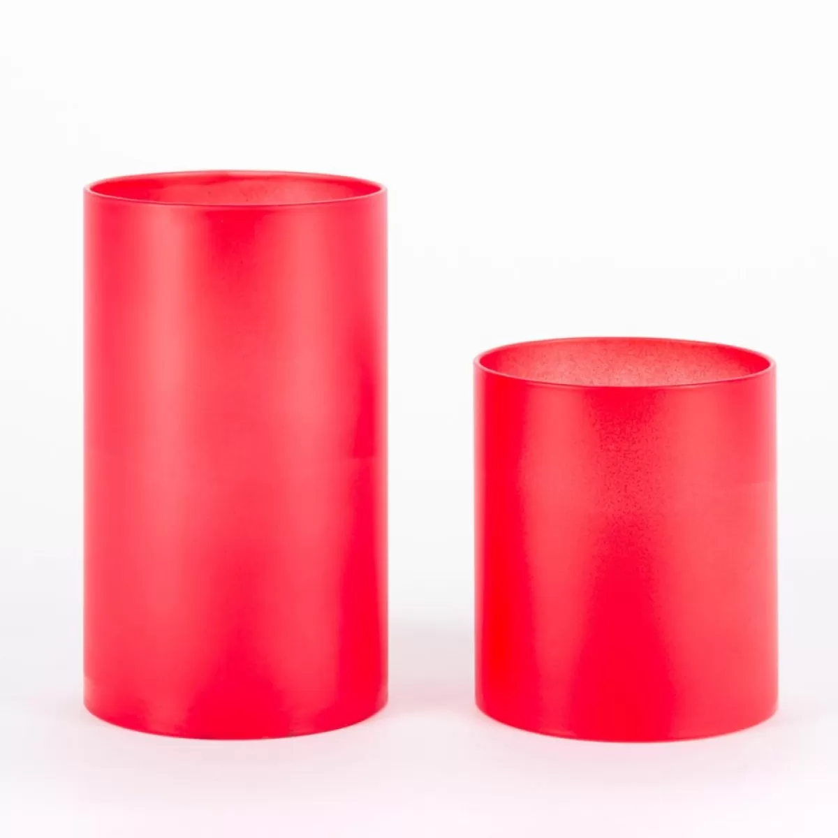 Illumaflame Candles | Llumaflame Frosted Candles With Realistic Flame - 2-Pack