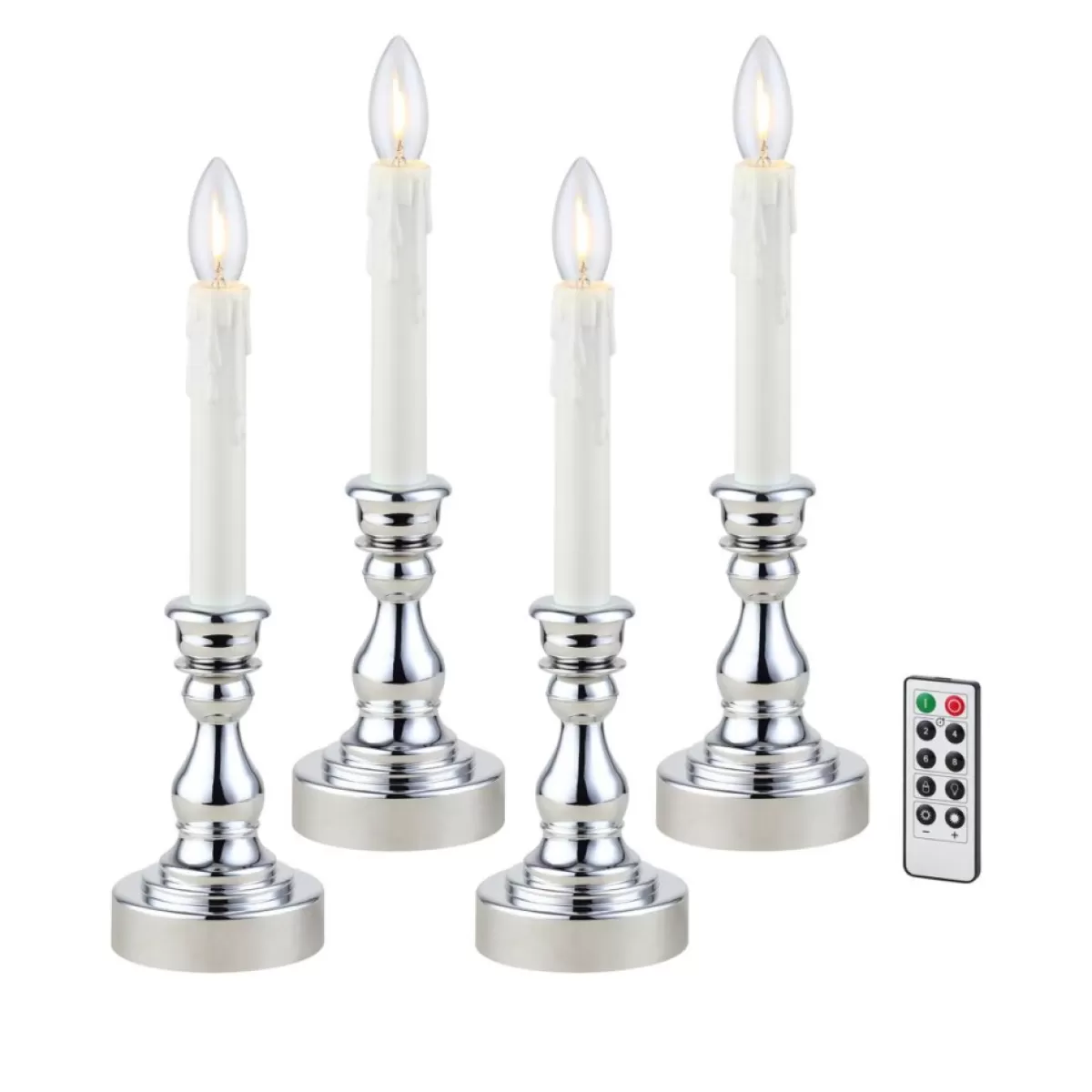 Mr. Christmas Candles | 13.5 Window Taper Candles - Set Of 4