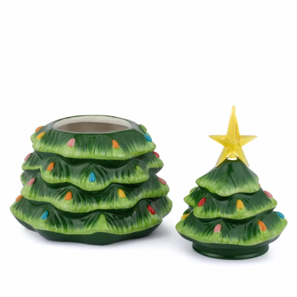 Mr. Christmas Holiday Entertaining | 13" Illuminated Nostalgic Tree Cookie Jar