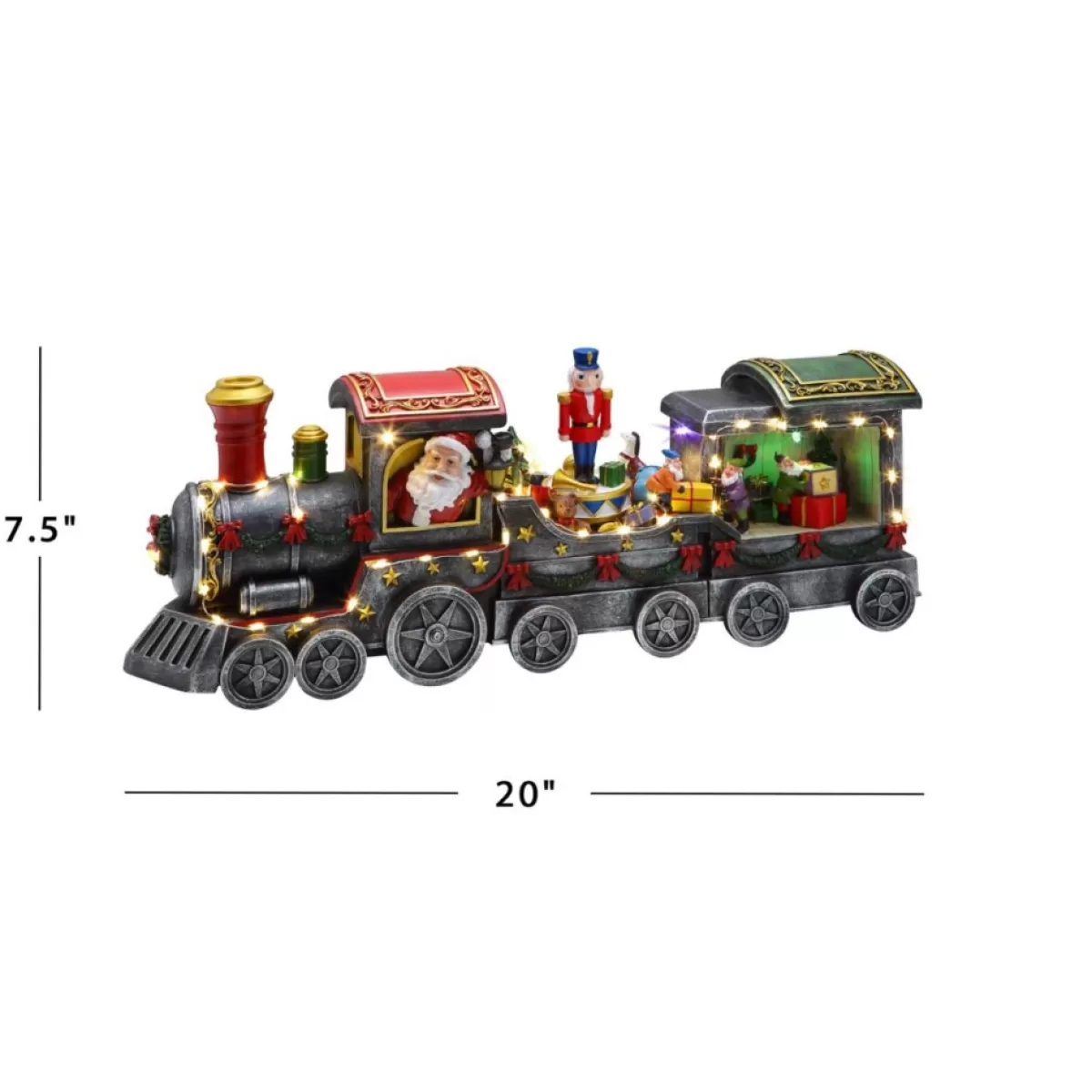 Mr. Christmas Indoor Decor | 20" Animated Christmas Train