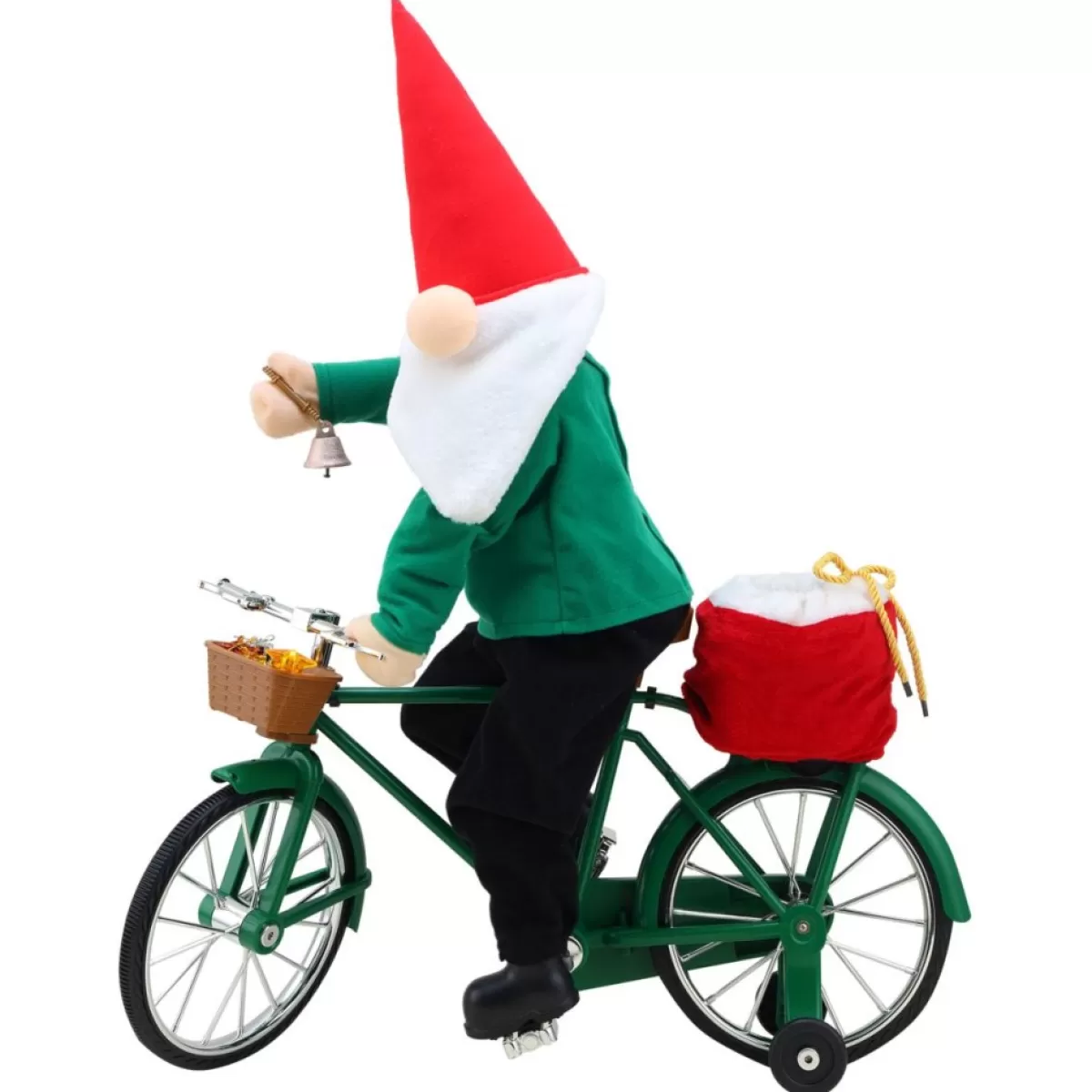 Mr. Christmas Indoor Decor | 22.4" Cycling Gnome