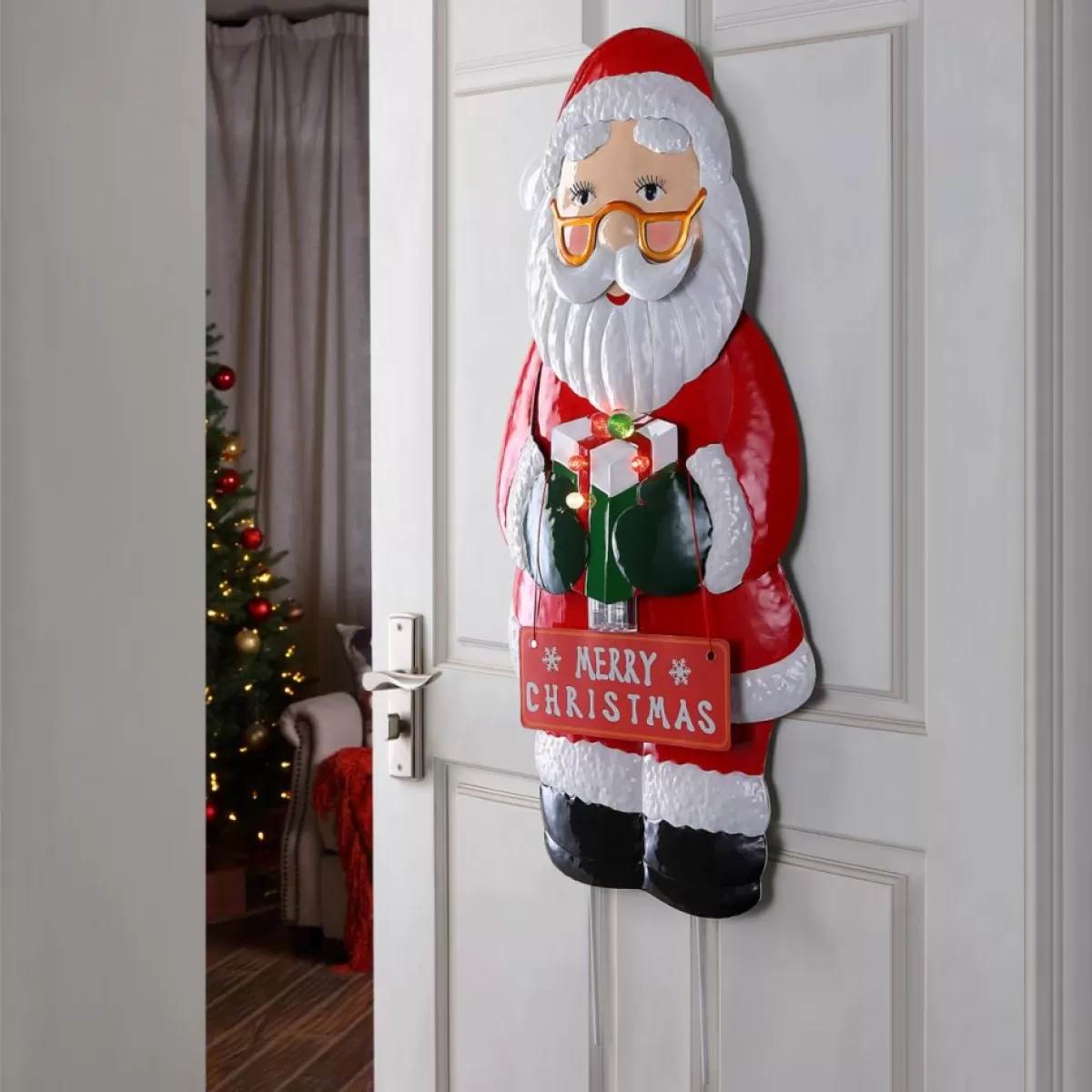 Mr. Christmas Outdoor Decor | 38" Outdoor Metal Sign