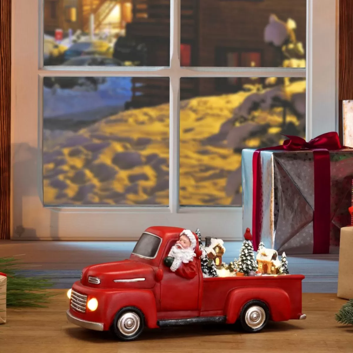 Mr. Christmas Indoor Decor | Animated Vintage Truck