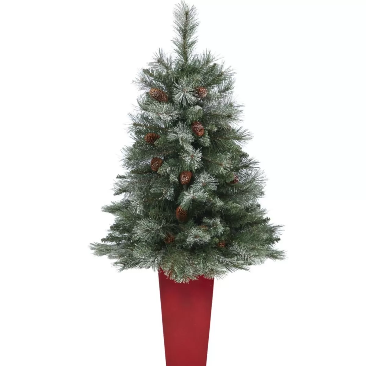 Nearly Natural Christmas Trees | 44 In. Snowed Mountain Pine Christmas Tree