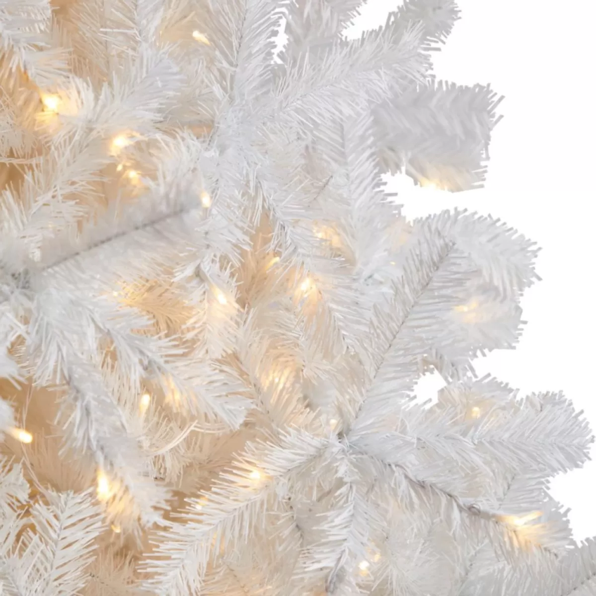Nearly Natural Christmas Trees | 9 Ft. White Christmas Tree With 650 Led Lights