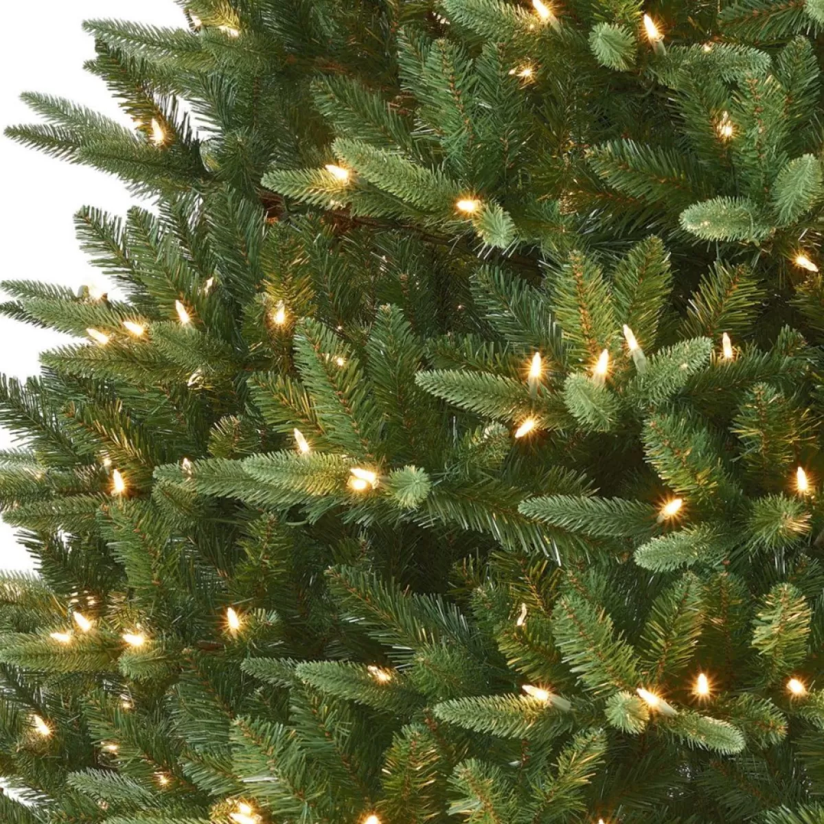 Puleo International Christmas Trees | 12' Pre-Lit Fir Tree 800 Warm White Led Lights