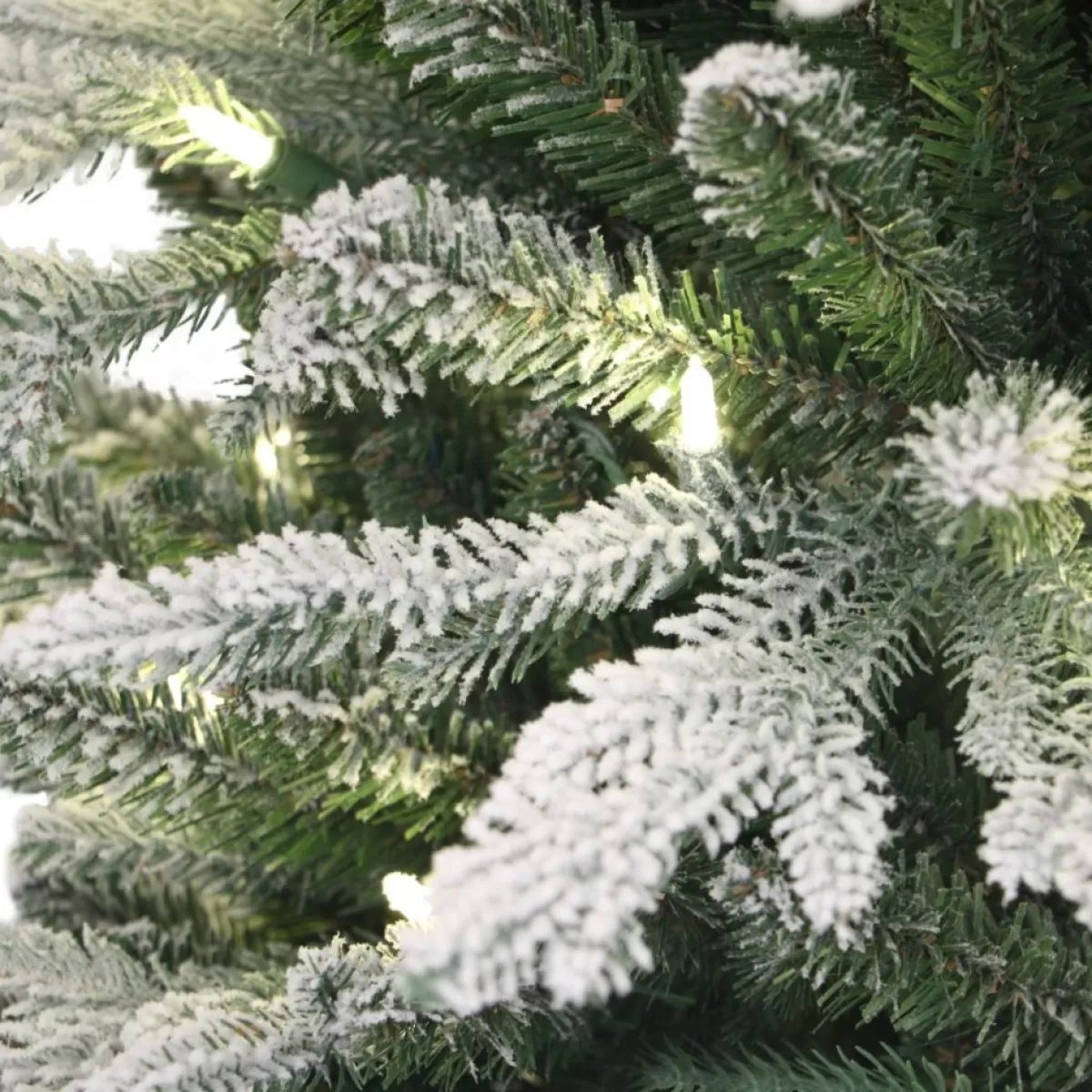 Puleo International Christmas Trees | 4.5' Pre-Lit Potted Glitter Premium Pine Tree