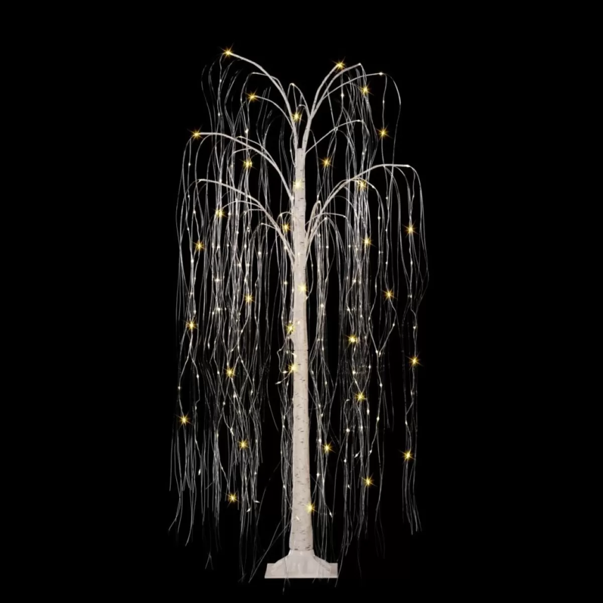 Puelo International Christmas Trees | Puleo International 5' Prelit Willow Tree W/ 240 Warm White Led Lights