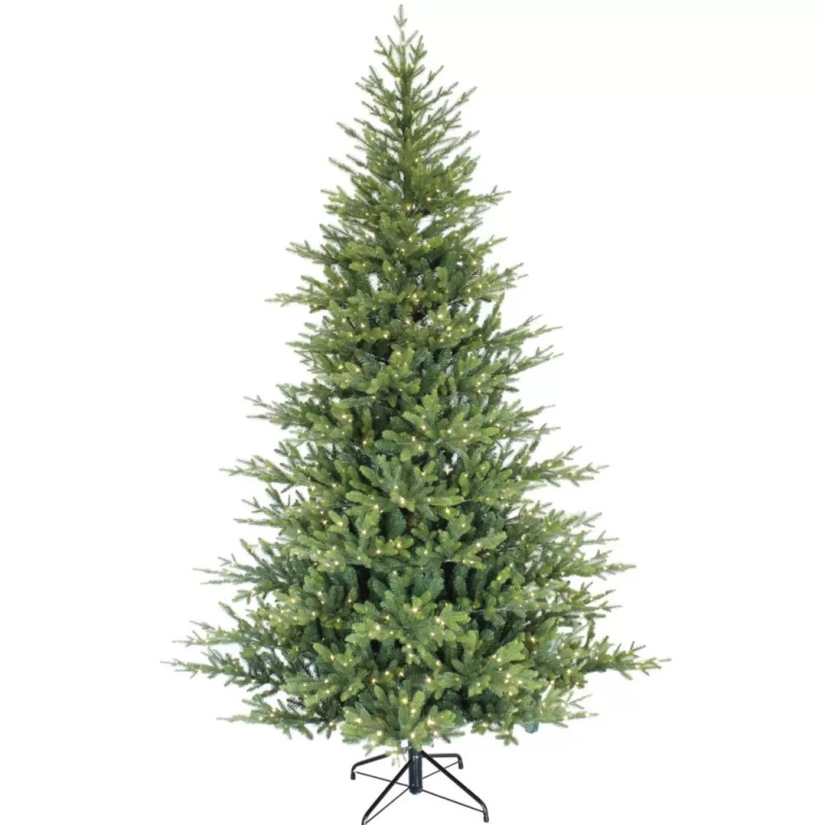 Puleo International Christmas Trees | 7.5' Pre-Lit Alberta Spruce Christmas Tree