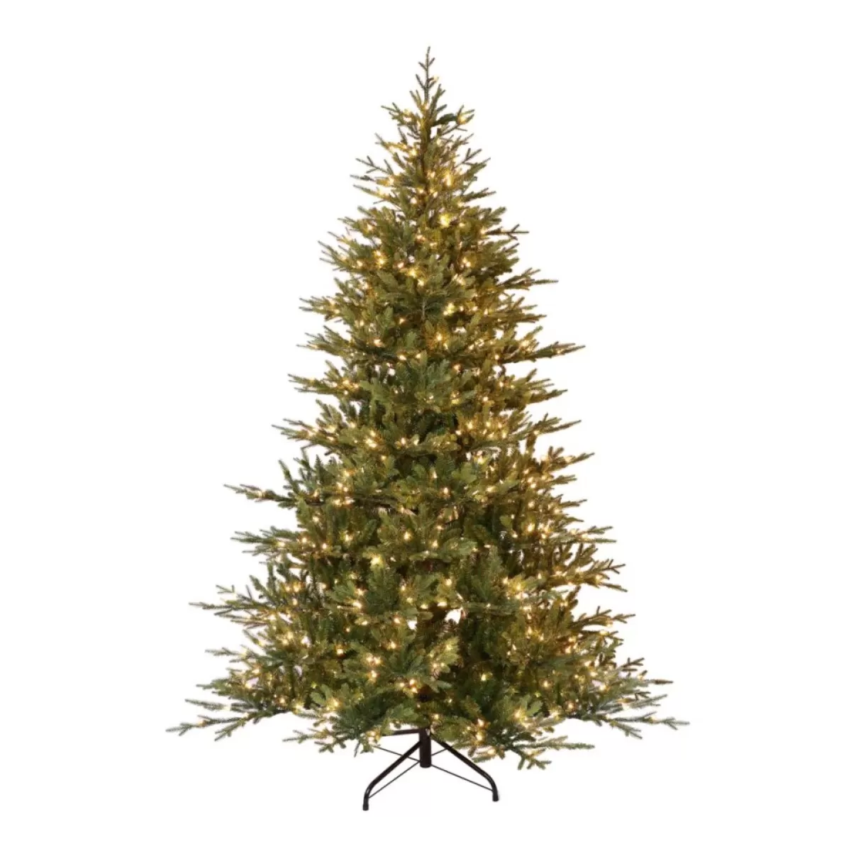 Puleo International Christmas Trees | 7.5' Pre-Lit Balsam Fir Christmas Tree