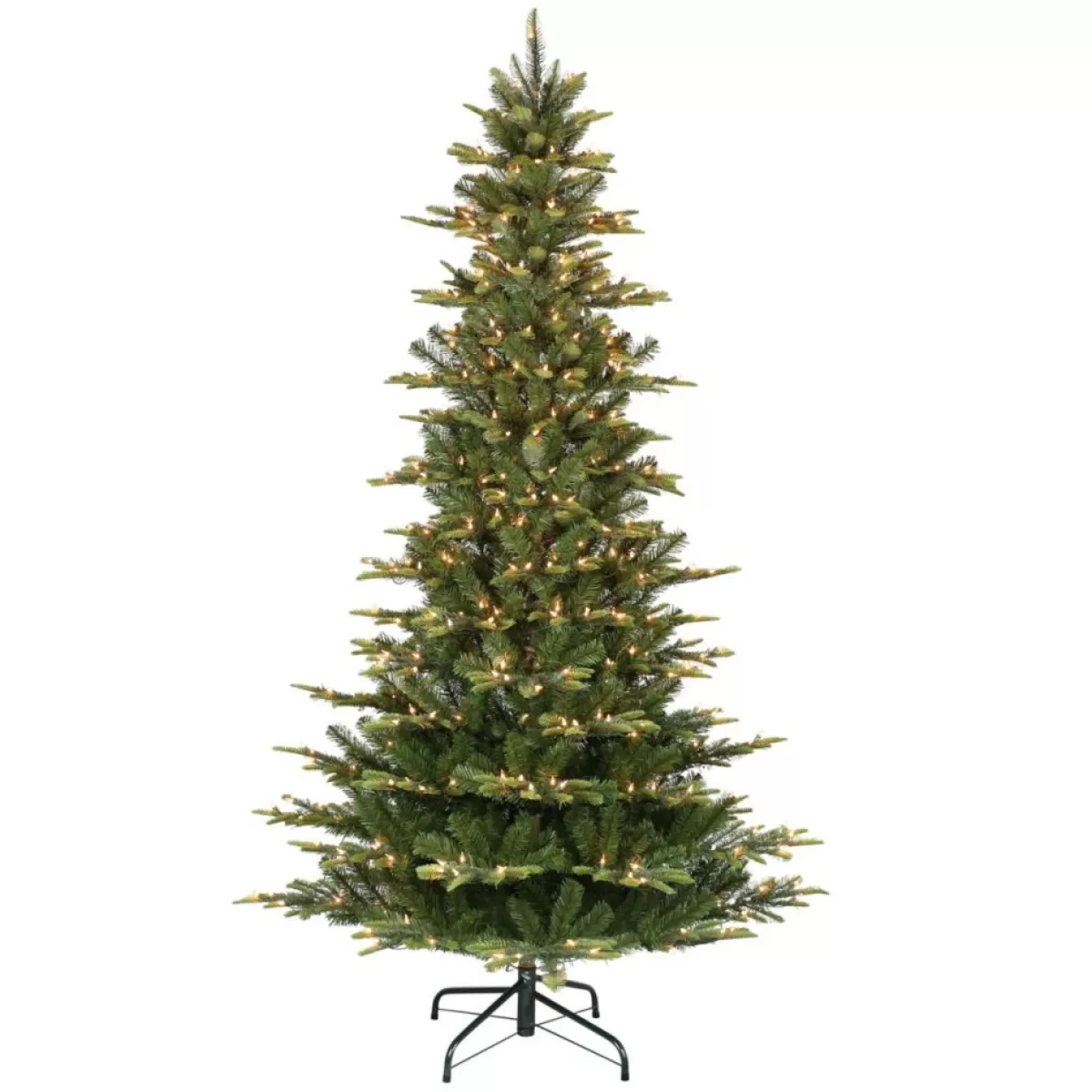 Puleo International Christmas Trees | 7.5' Pre-Lit Slim Artic Fir Christmas Tree