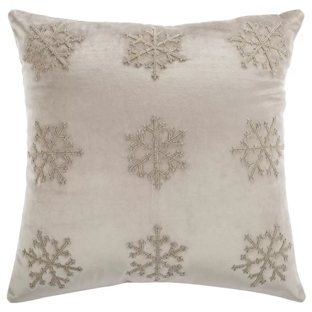 Safavieh Holiday Textiles | Sydnee Snowflake 20" X 20" Pillow