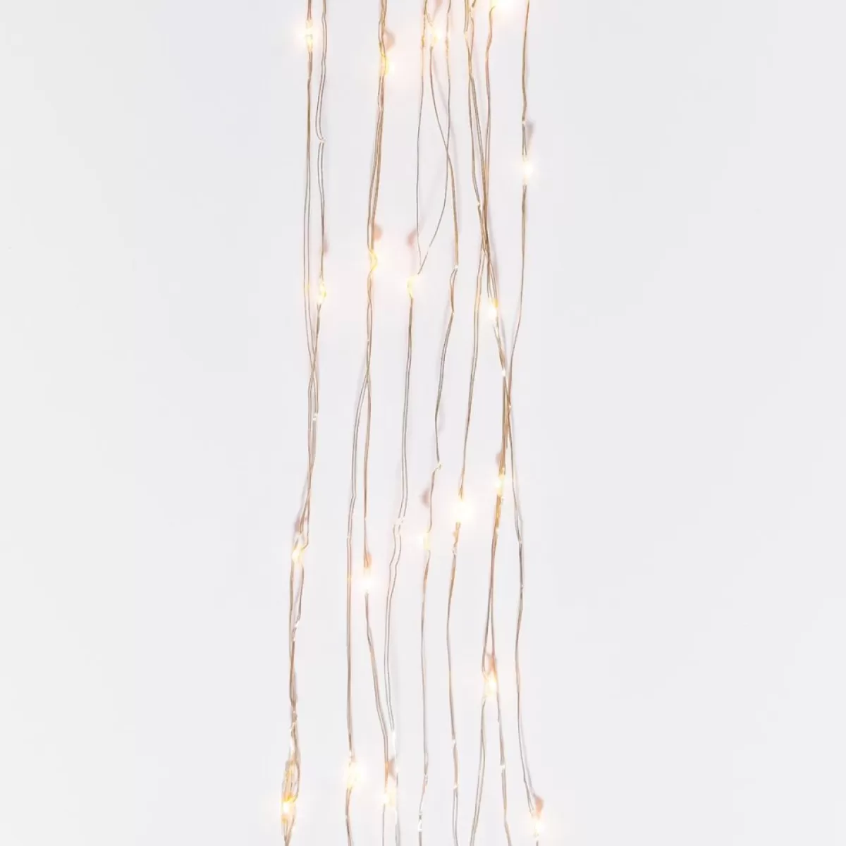 Gerson Indoor Decor | The Company 6' Warm White Led Light String Spray On Silver Wire