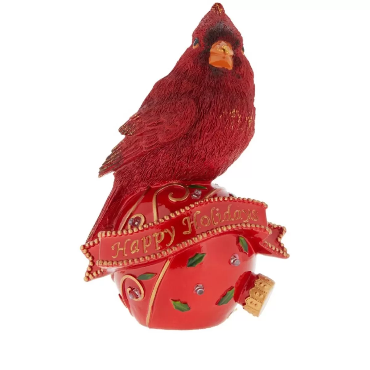 Wind & Weather Indoor Decor | Battery-Operated Holiday Led Bird With 6-Hour Timer