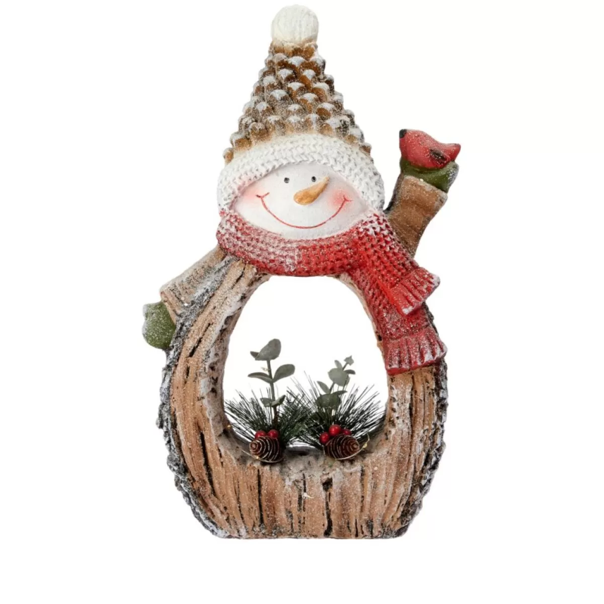 Winter Lane Indoor Decor | 16" Led Faux Plant Belly Character