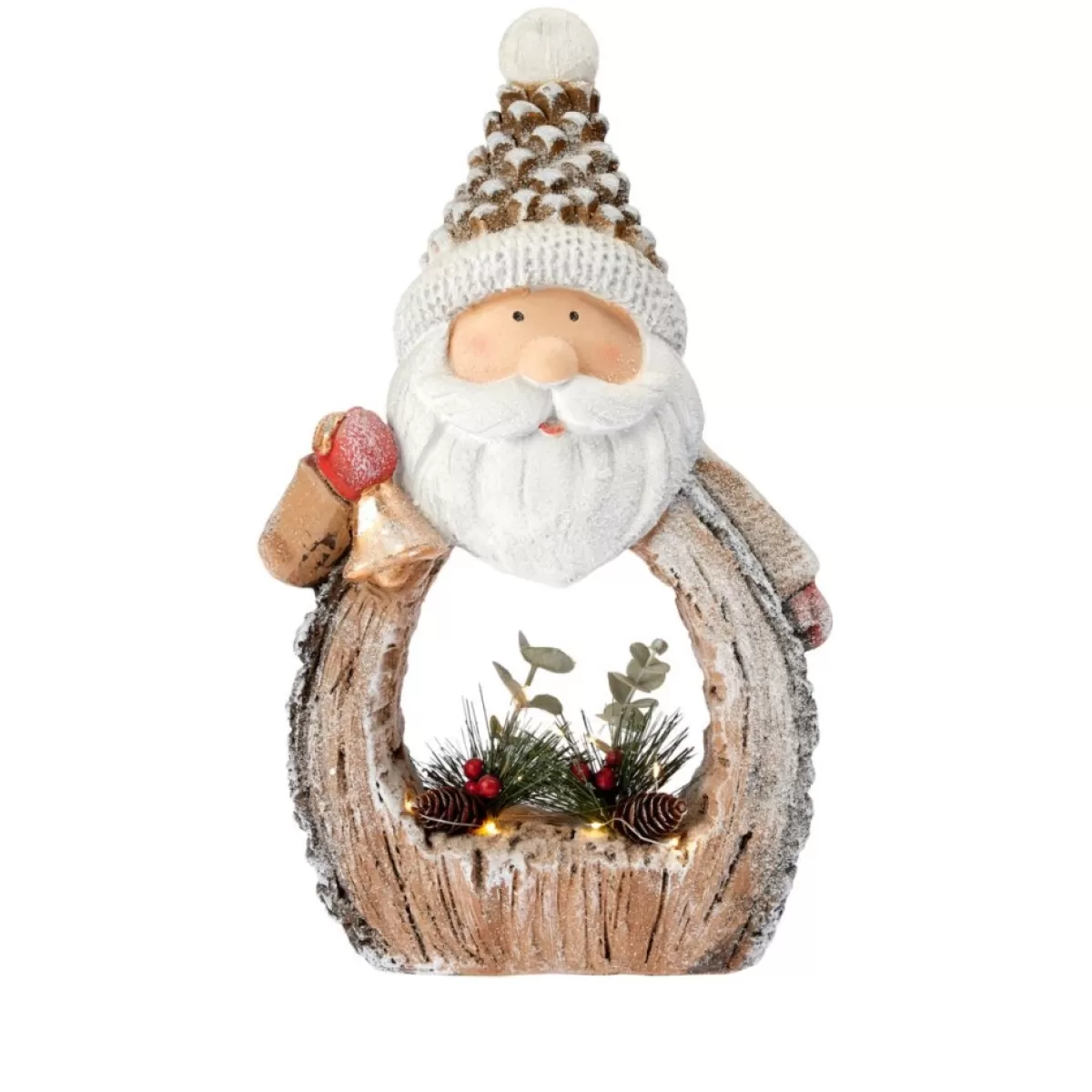 Winter Lane Indoor Decor | 16" Led Faux Plant Belly Character