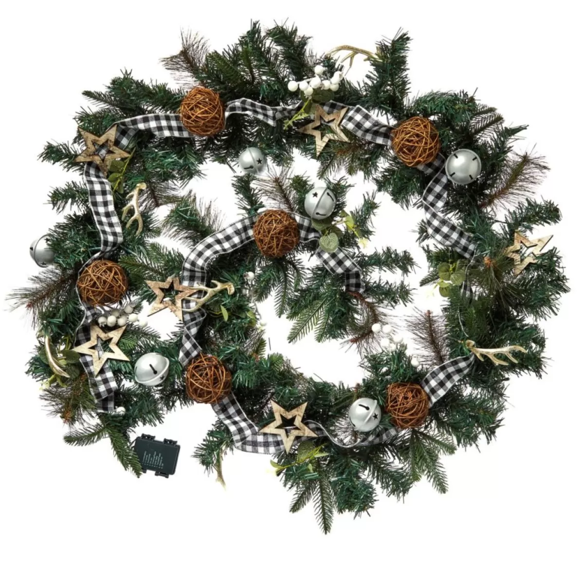 Winter Lane Wreaths, Garlands & More | 9' Led Antler Garland With 9 Functions