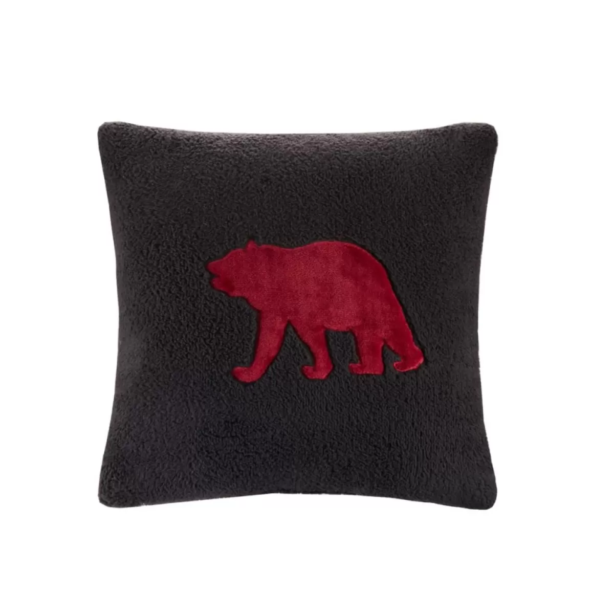 Woolrich Holiday Textiles | Alton 3-Piece Red/Black Plush To Sherpa Twin Comforter Set